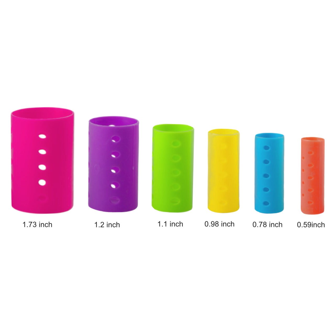 self-holding hair rollers set amazon product photography