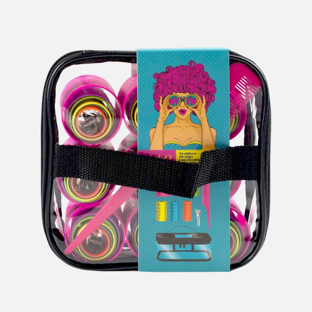 self-holding hair rollers set amazon product