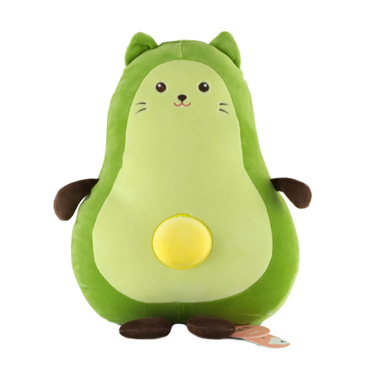 soft toy avocado-cat product photography