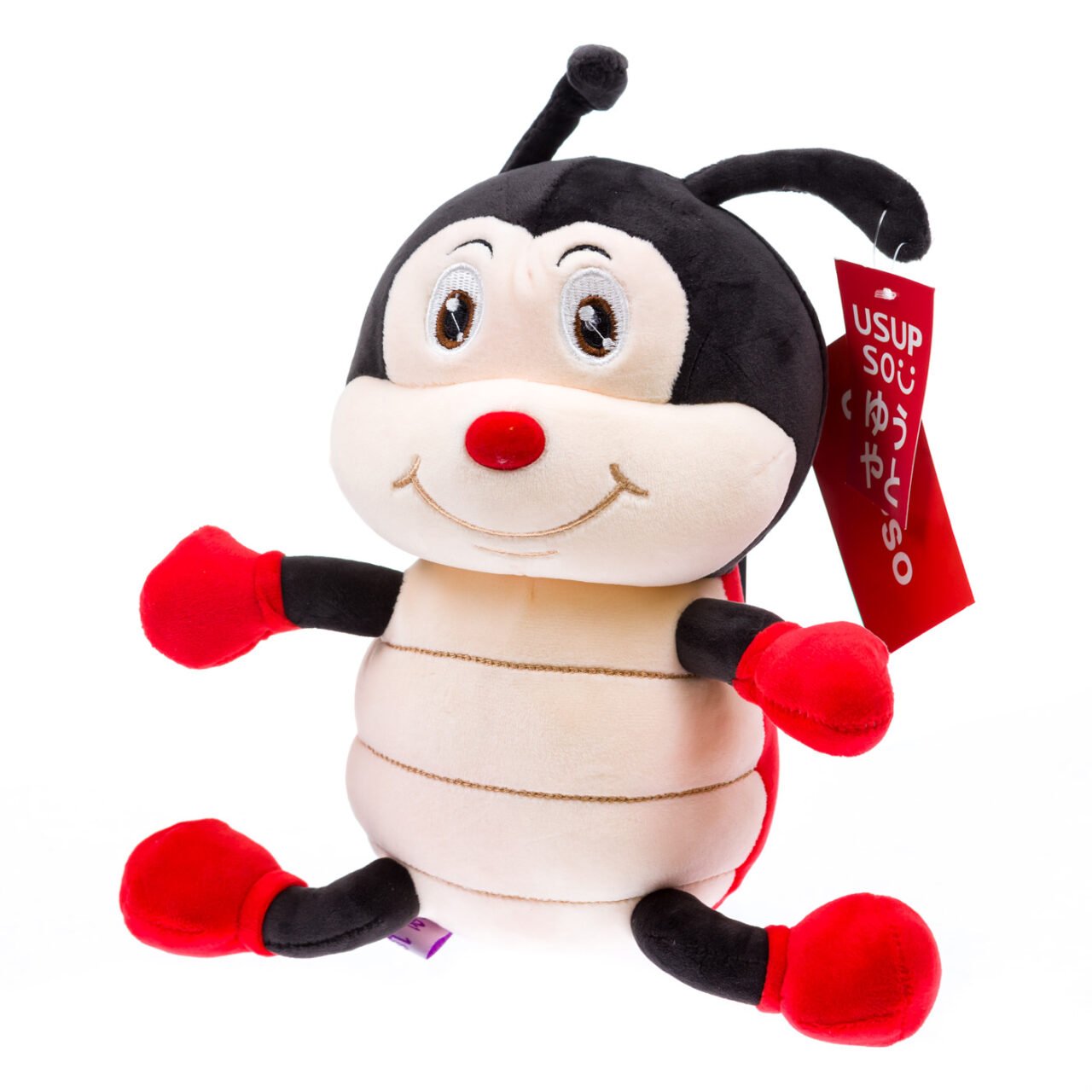 soft toy ladybug product photography