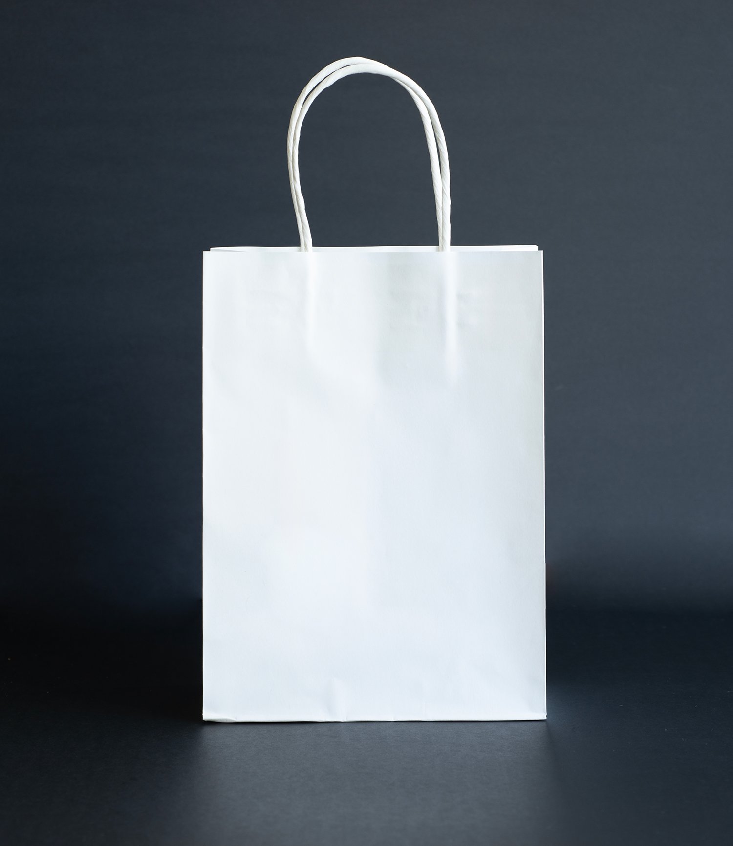 paper shopping bag mockup product photography