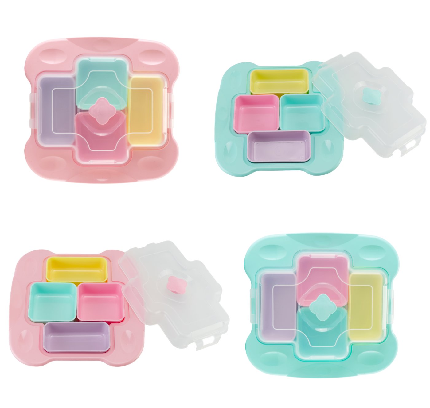 food storage containers with lids product photography